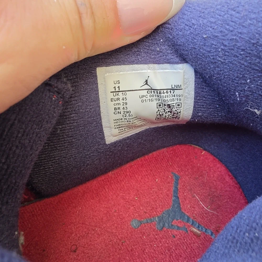 Nike Air Jordan 4 Retro SE FIBA size 11 CI1184-617 OG IV Independence Day Red - Picture 15 of 16